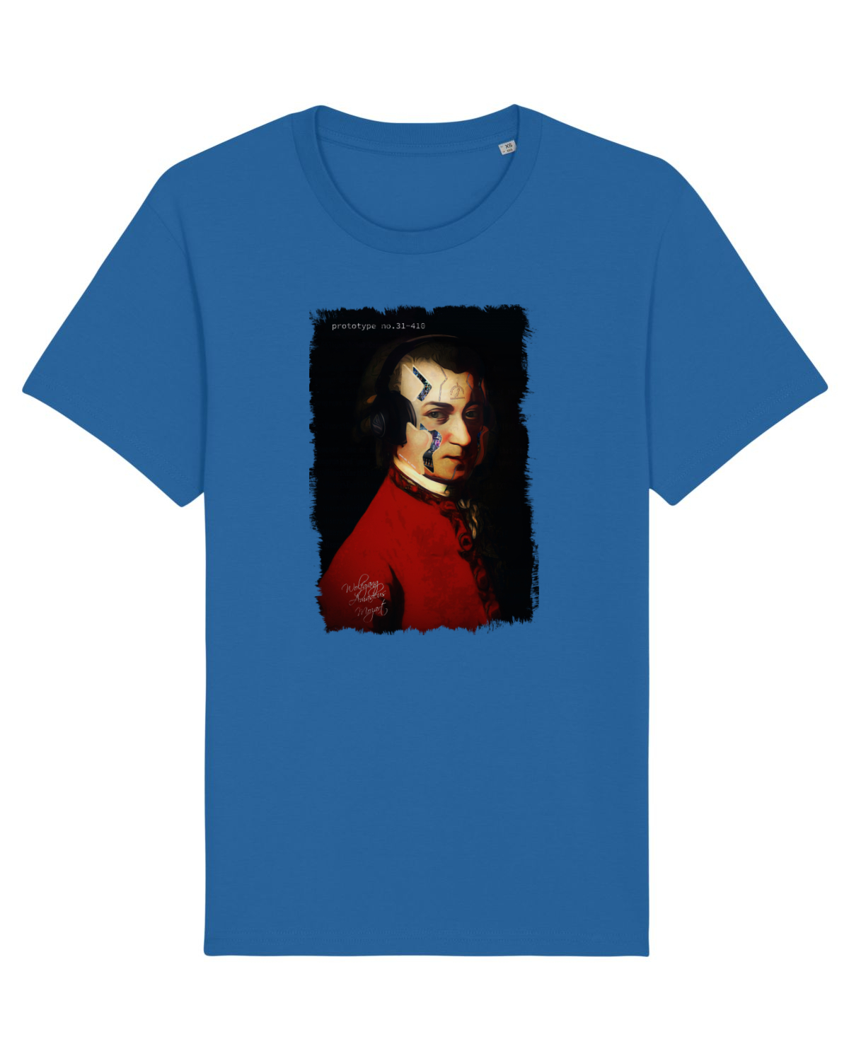 Tricou mânecă scurtă Unisex Rocker Royal Blue