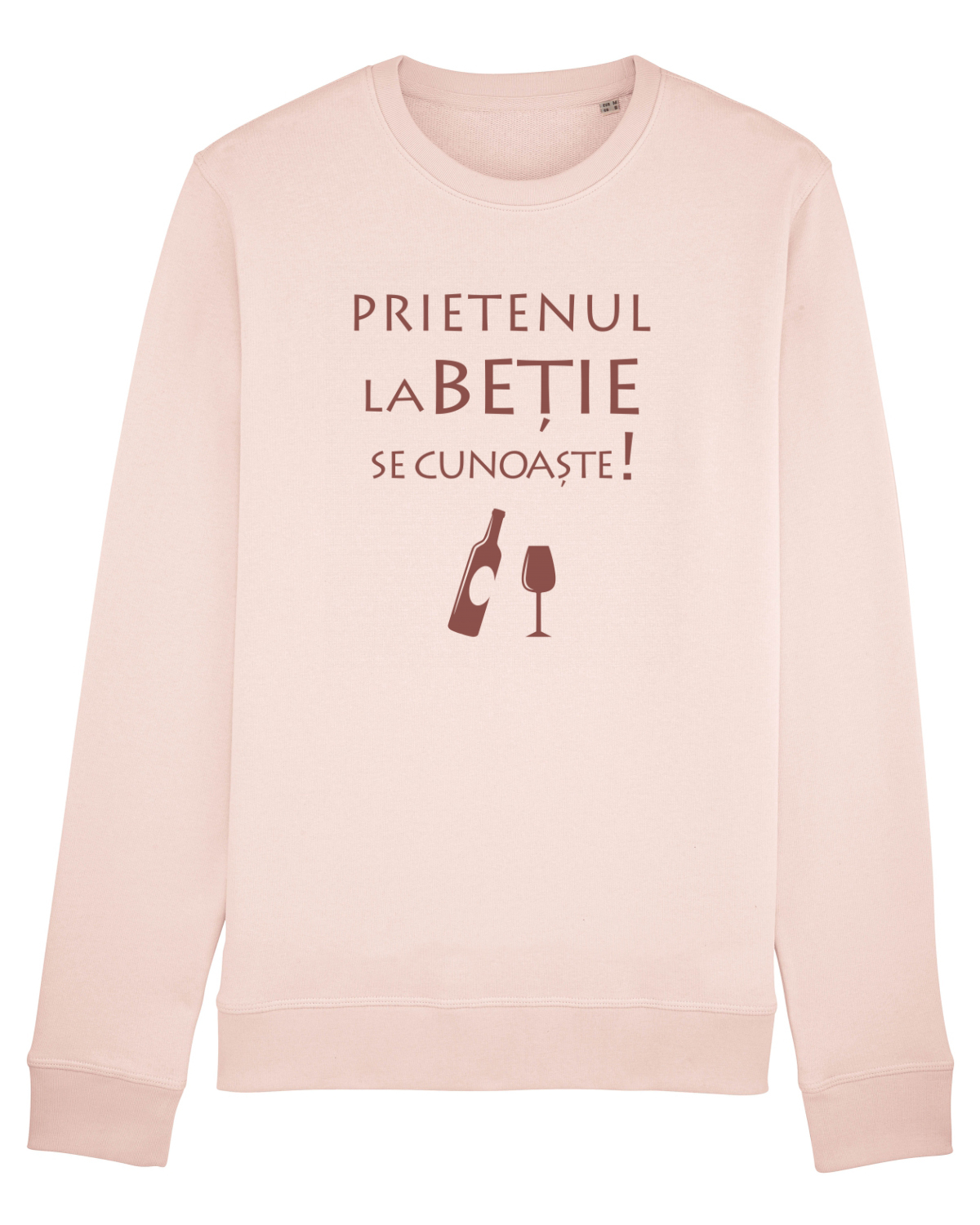 Bluză mânecă lungă Unisex Rise Candy Pink