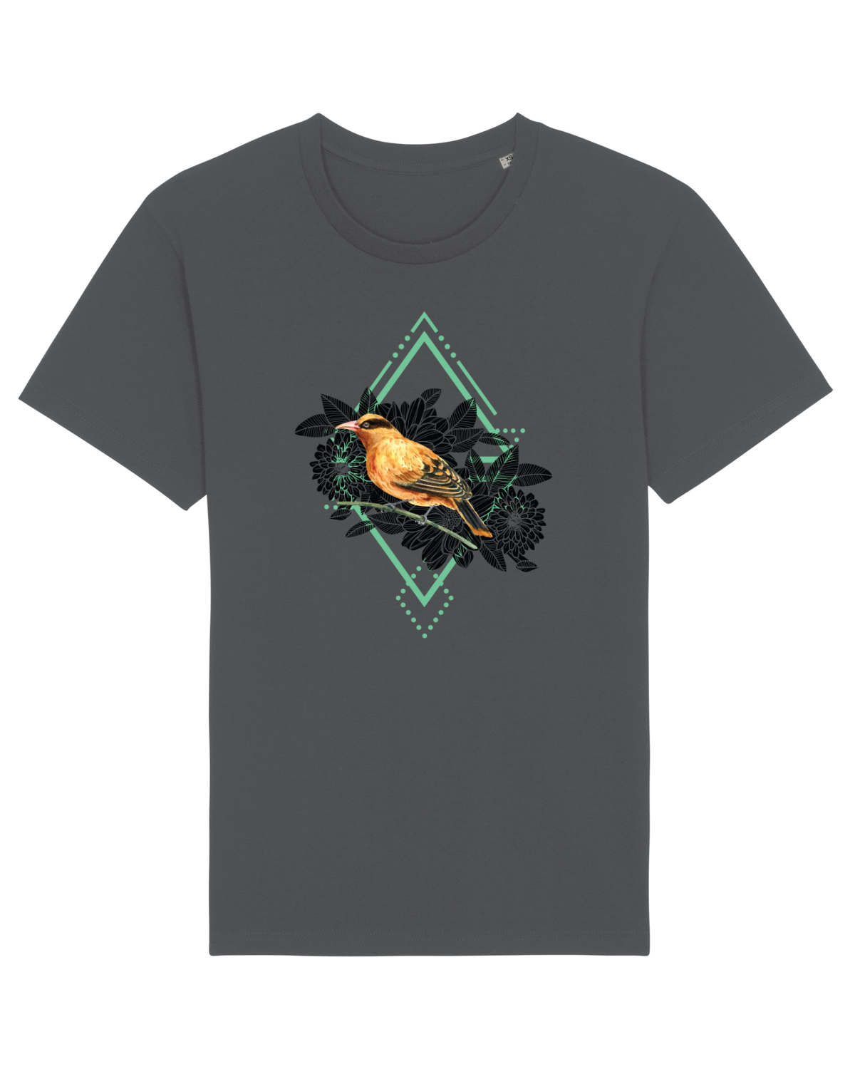 Tricou mânecă scurtă Unisex Rocker Anthracite