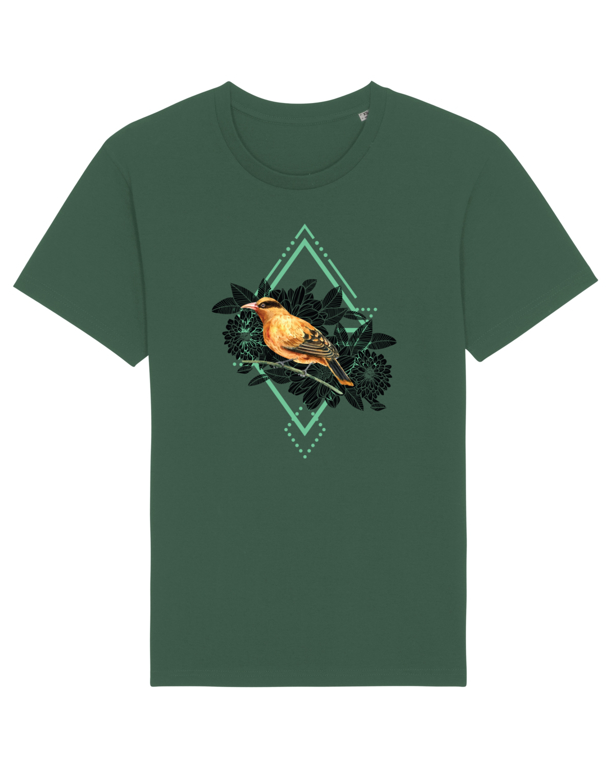 Tricou mânecă scurtă Unisex Rocker Bottle Green