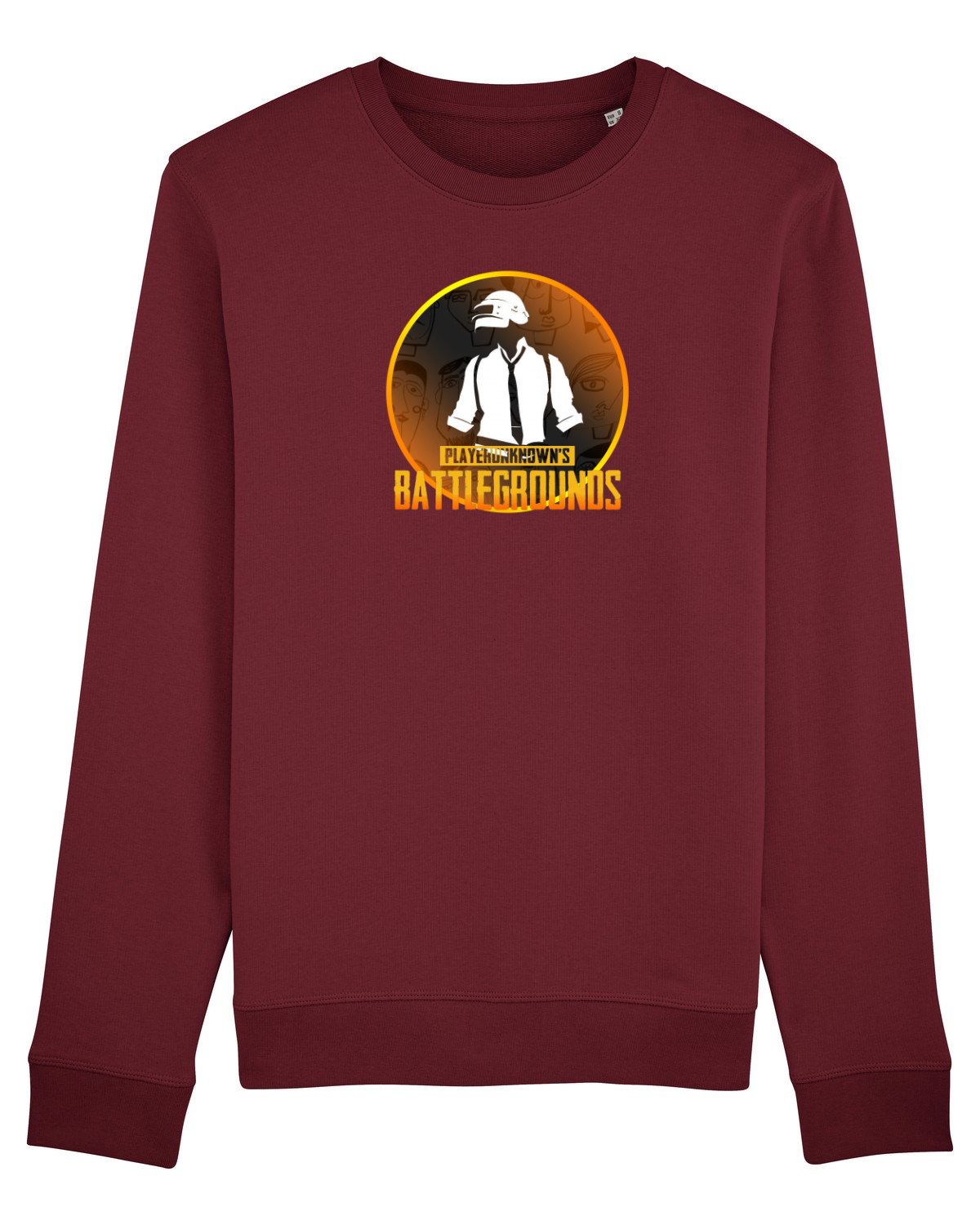 Bluză mânecă lungă Unisex Rise Burgundy