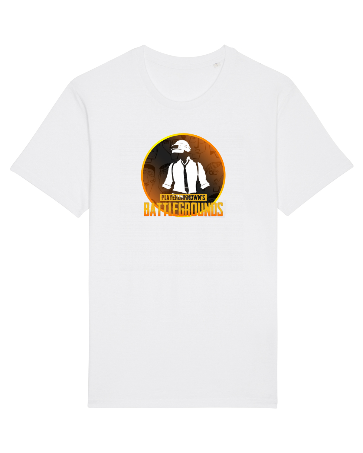 Tricou mânecă scurtă Unisex Rocker White