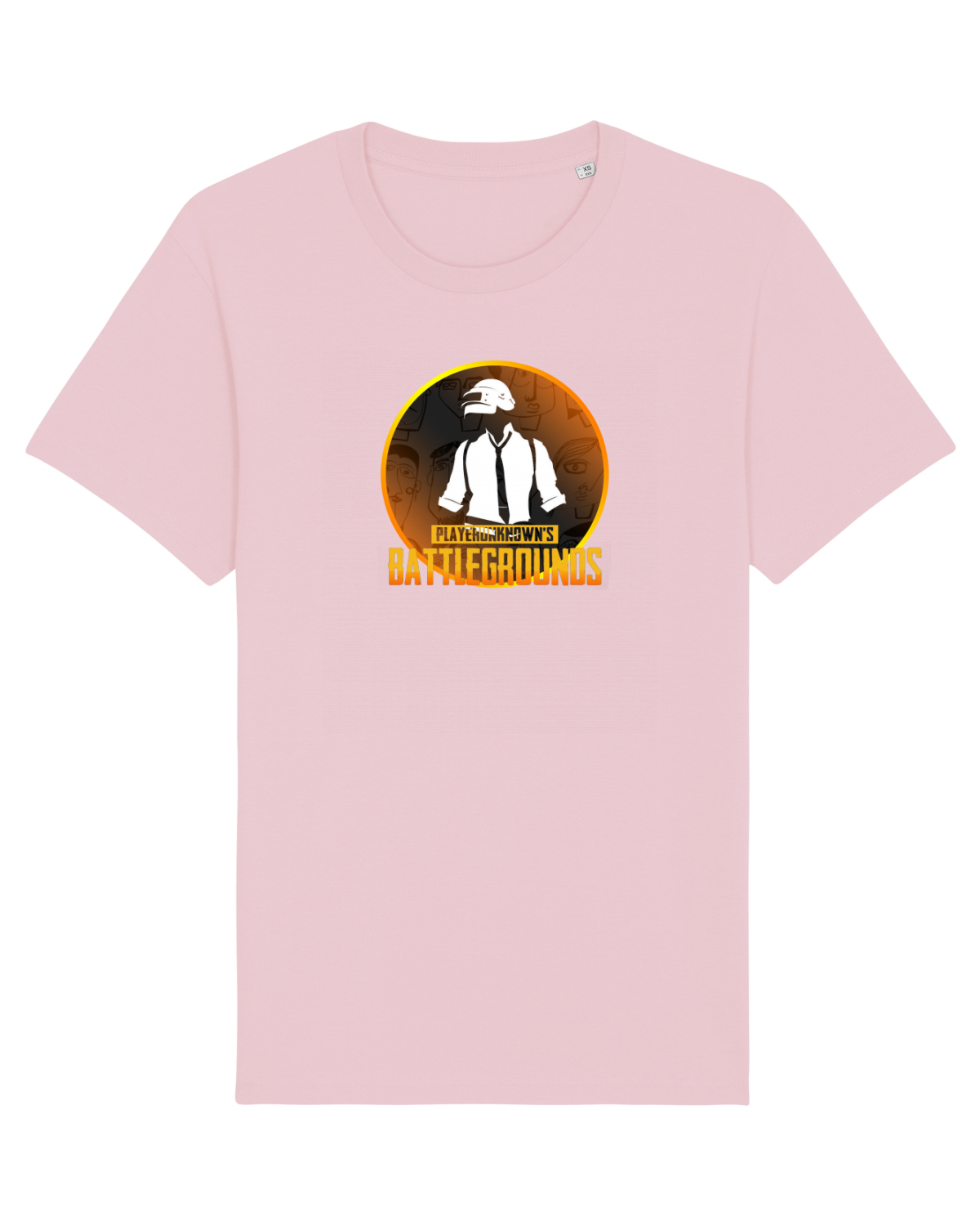 Tricou mânecă scurtă Unisex Rocker Cotton Pink