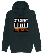 Straight Outta Hogwarts  Hanorac cu fermoar Unisex Connector