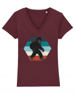 Bigfoot Tricou mânecă scurtă guler V Damă Evoker