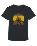 Bigfoot Tricou mânecă scurtă guler larg Bărbat Skater