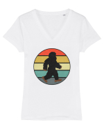 Bigfoot Tricou mânecă scurtă guler V Damă Evoker