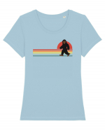 Bigfoot Tricou mânecă scurtă guler larg fitted Damă Expresser