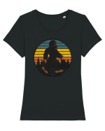 Bigfoot Tricou mânecă scurtă guler larg fitted Damă Expresser