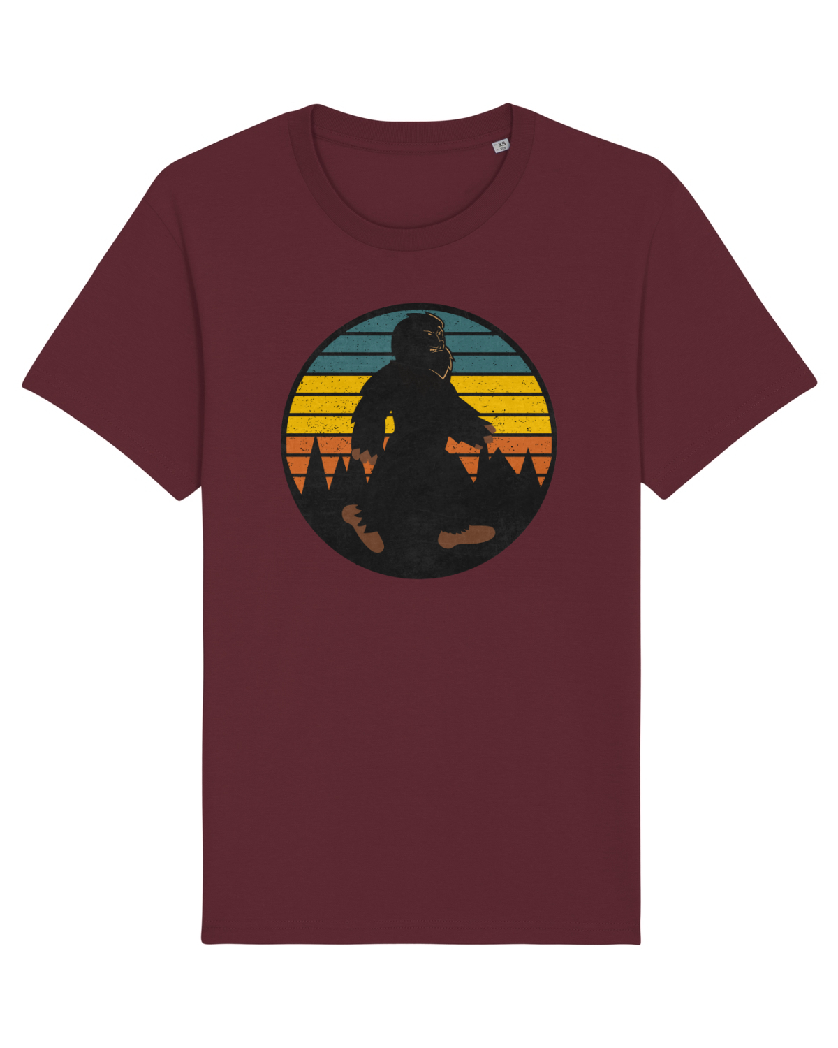 Tricou mânecă scurtă Unisex Rocker Burgundy
