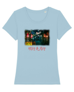 Tokyo Vibes Tricou mânecă scurtă guler larg fitted Damă Expresser