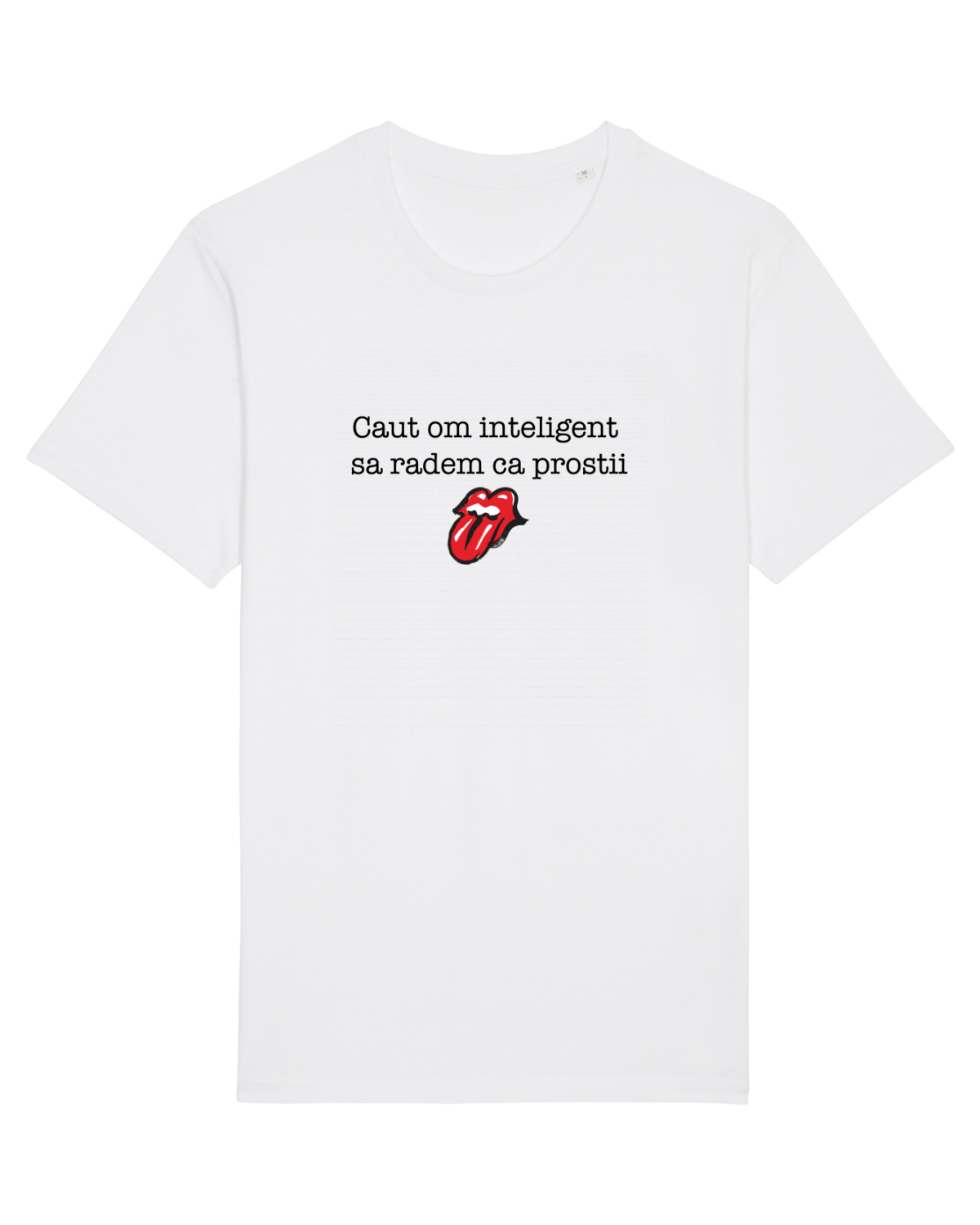 Tricou mânecă scurtă Unisex Rocker White