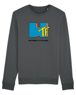 WTF happened to music Bluză mânecă lungă Unisex Rise