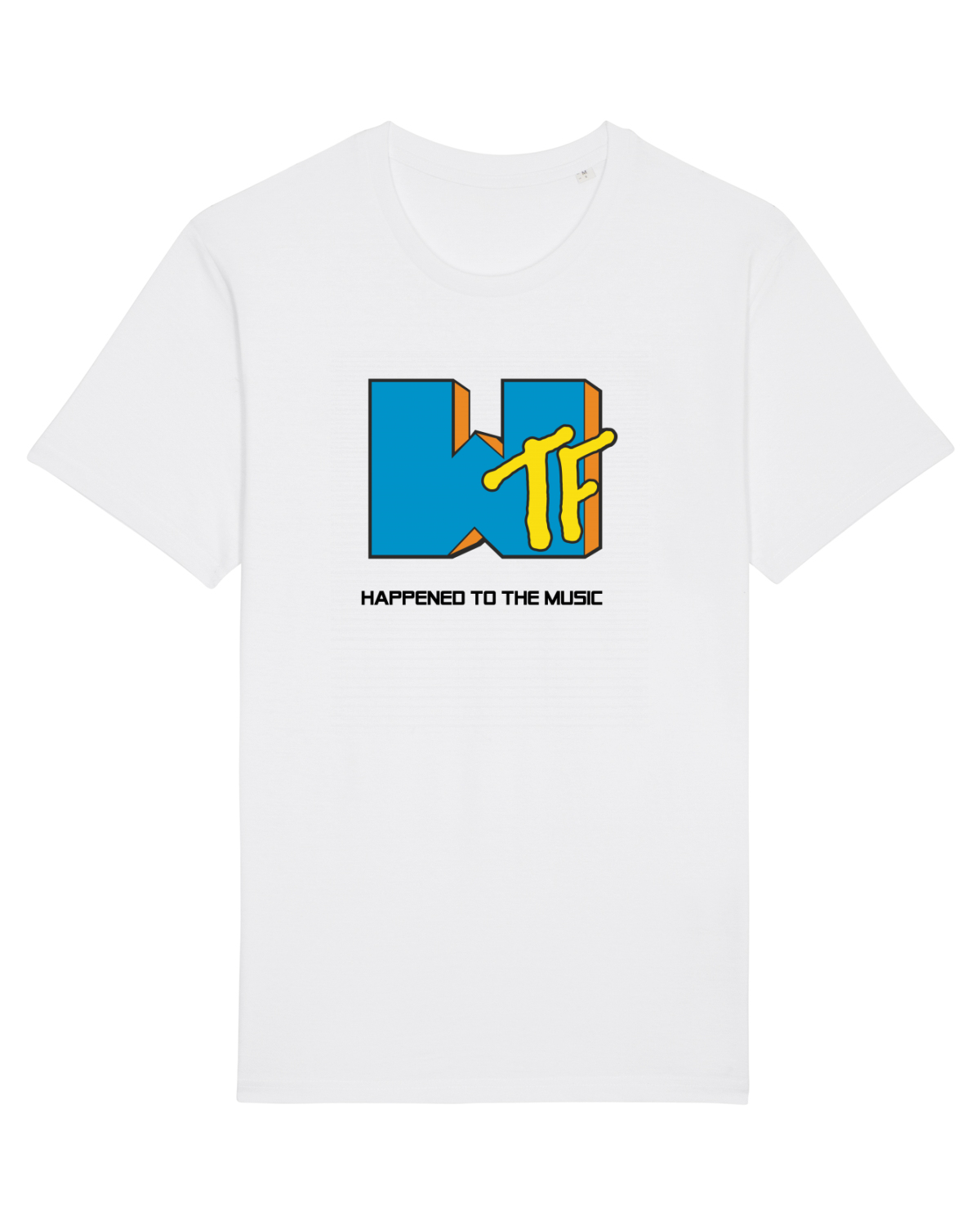Tricou mânecă scurtă Unisex Rocker White