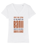Credite Tricou mânecă scurtă guler V Damă Evoker