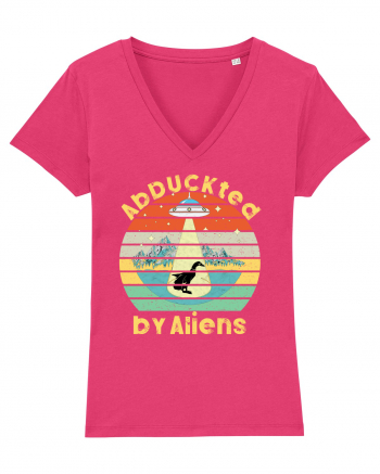 Abduckted by Aliens Vintage Sunset Raspberry