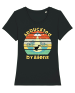 Abduckted by Aliens Vintage Sunset Tricou mânecă scurtă guler larg fitted Damă Expresser