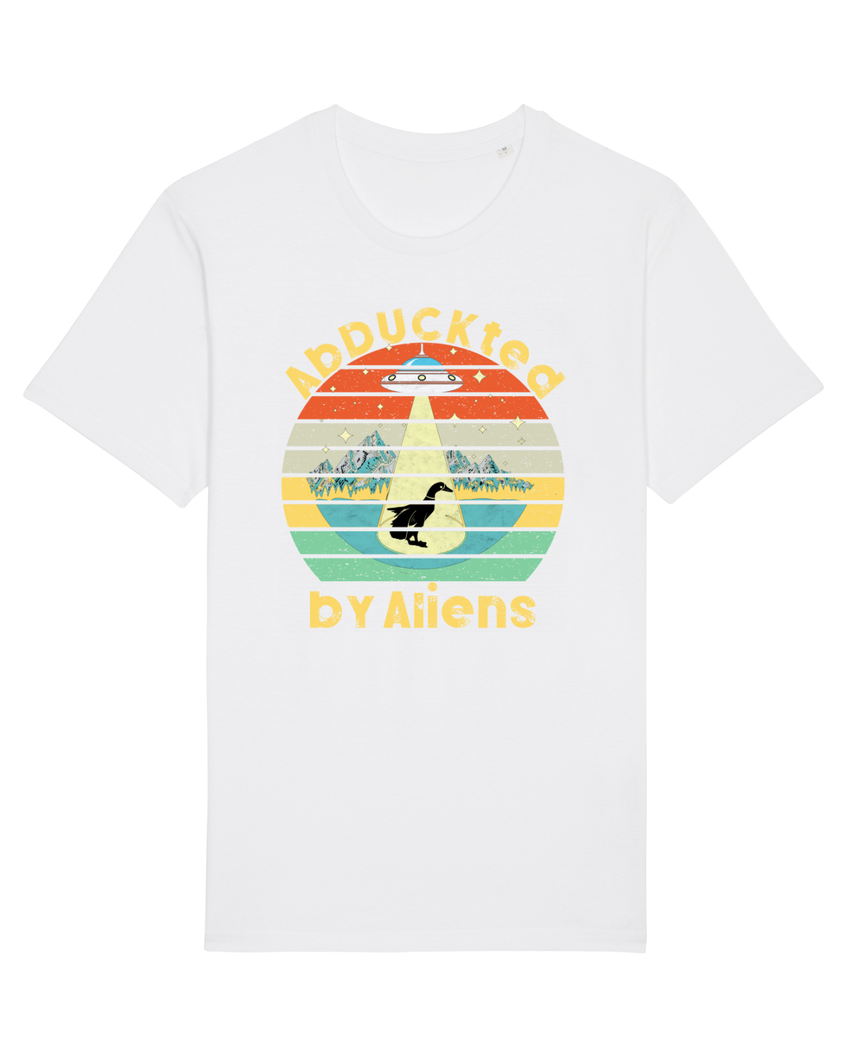 Tricou mânecă scurtă Unisex Rocker White