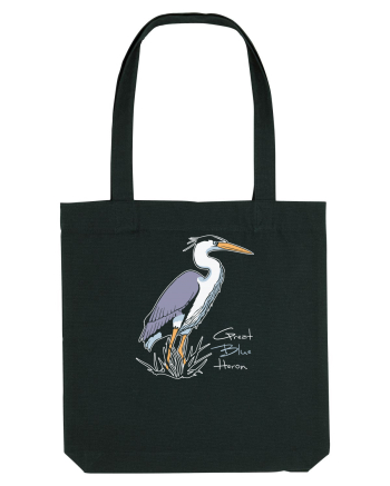 Blue Heron Black