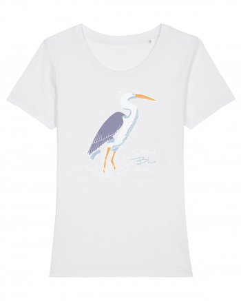 Blue Heron White