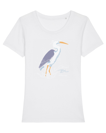 Blue Heron White