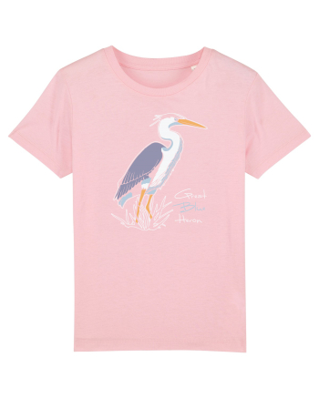 Blue Heron Cotton Pink