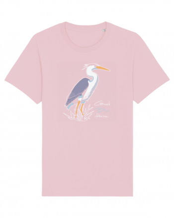 Blue Heron Cotton Pink