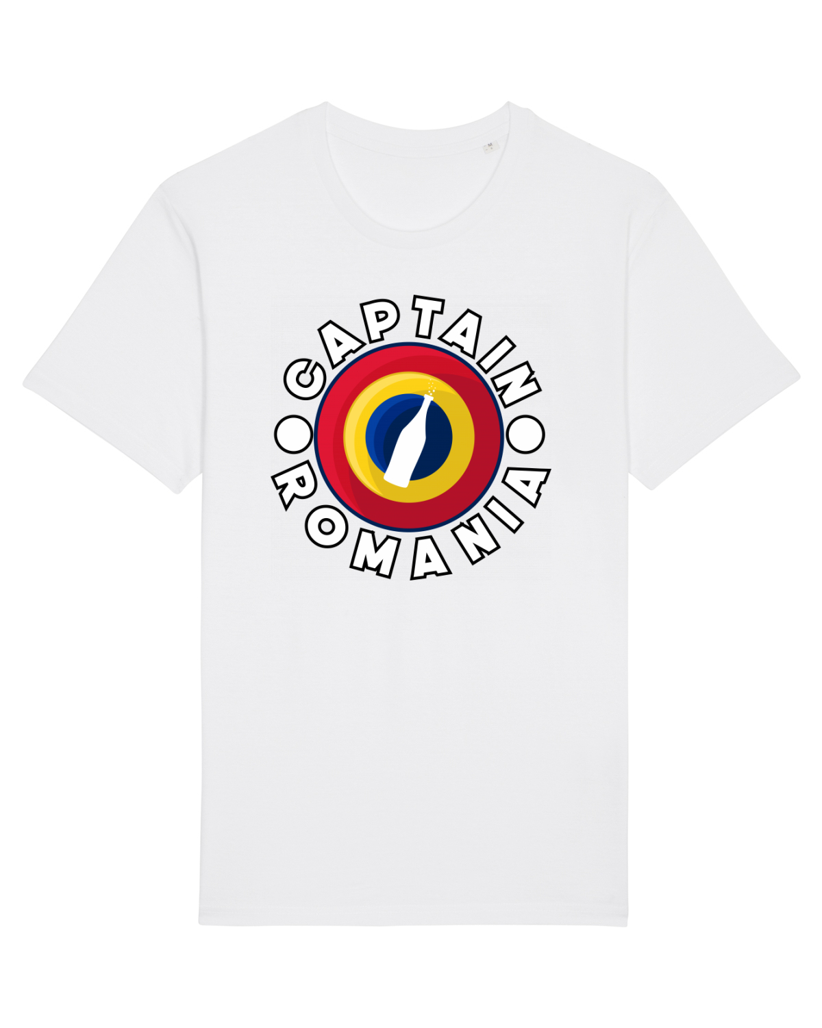 Tricou mânecă scurtă Unisex Rocker White