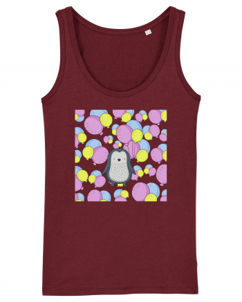 Pinguin Cu Baloane Burgundy