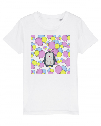 Pinguin Cu Baloane White