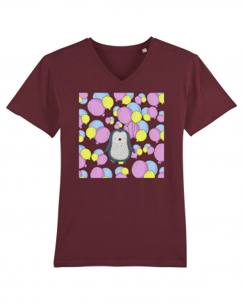 Pinguin Cu Baloane Burgundy