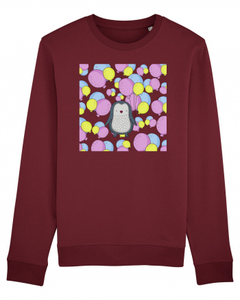 Pinguin Cu Baloane Burgundy