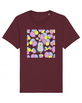 Pinguin Cu Baloane Burgundy