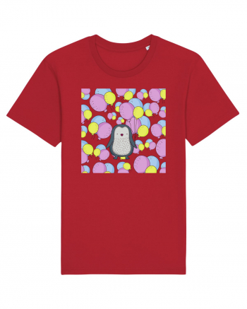 Pinguin Cu Baloane Red