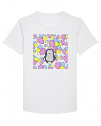 Pinguin Cu Baloane White