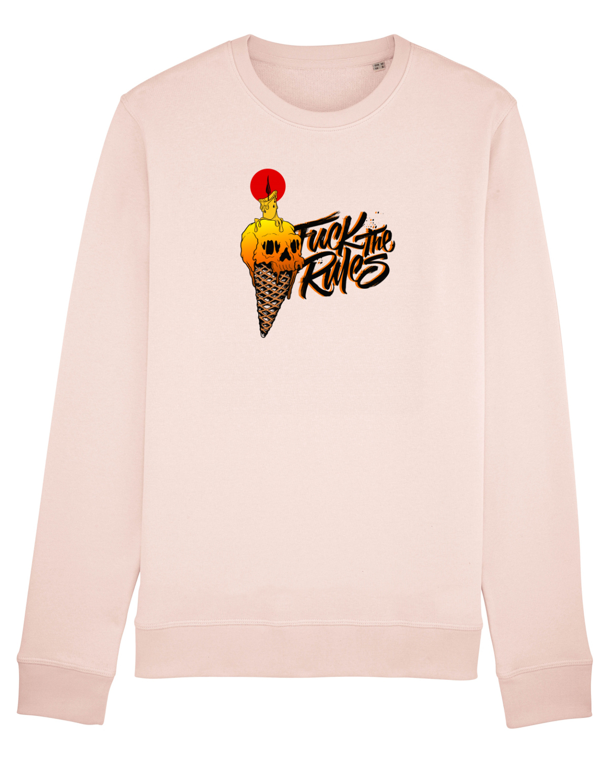 Bluză mânecă lungă Unisex Rise Candy Pink