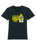 on TV Tricou mânecă scurtă guler V Bărbat Presenter