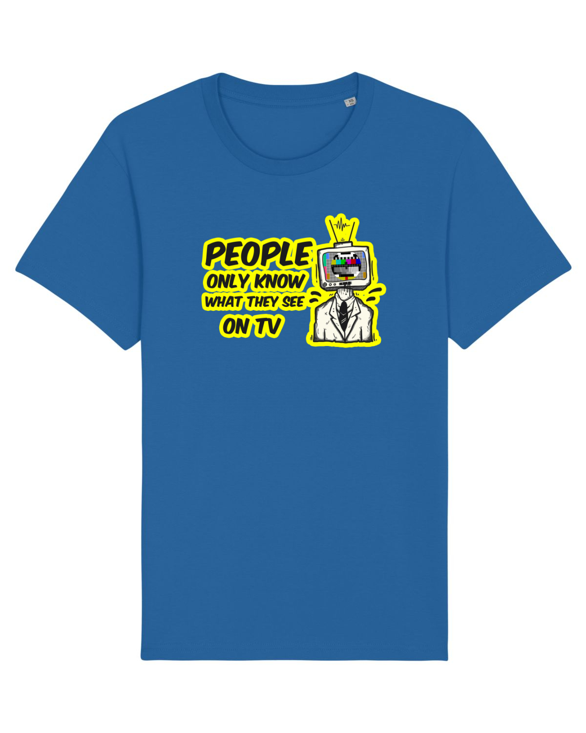 Tricou mânecă scurtă Unisex Rocker Royal Blue