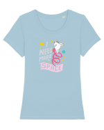 more space Tricou mânecă scurtă guler larg fitted Damă Expresser