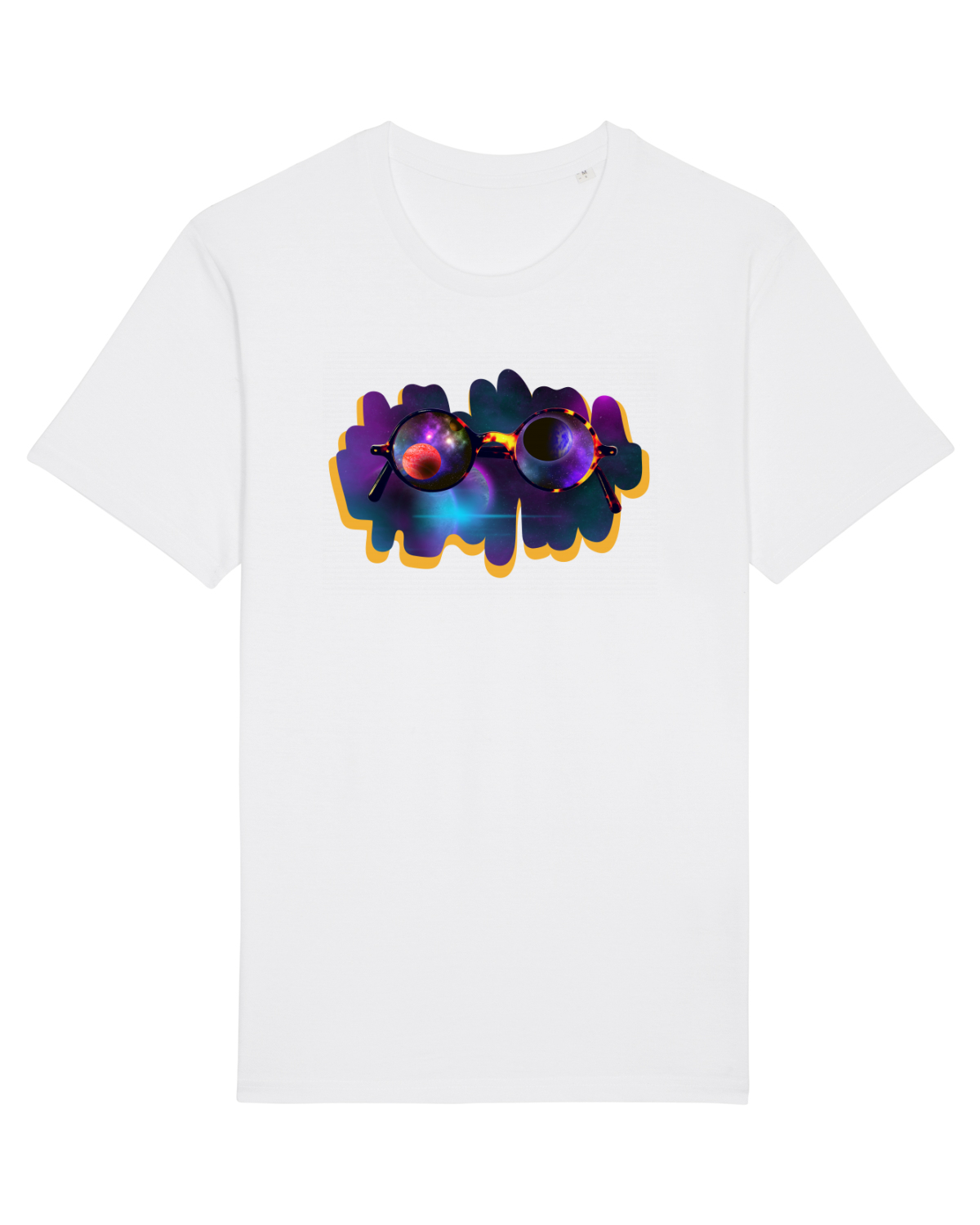 Tricou mânecă scurtă Unisex Rocker White