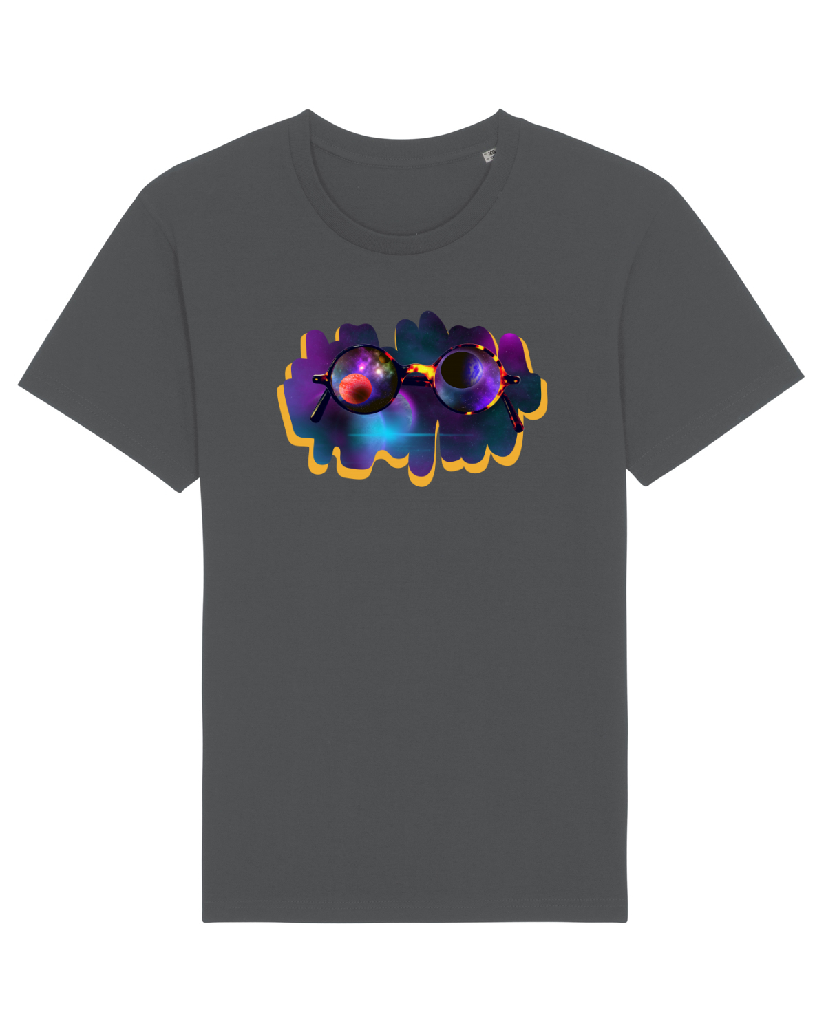 Tricou mânecă scurtă Unisex Rocker Anthracite