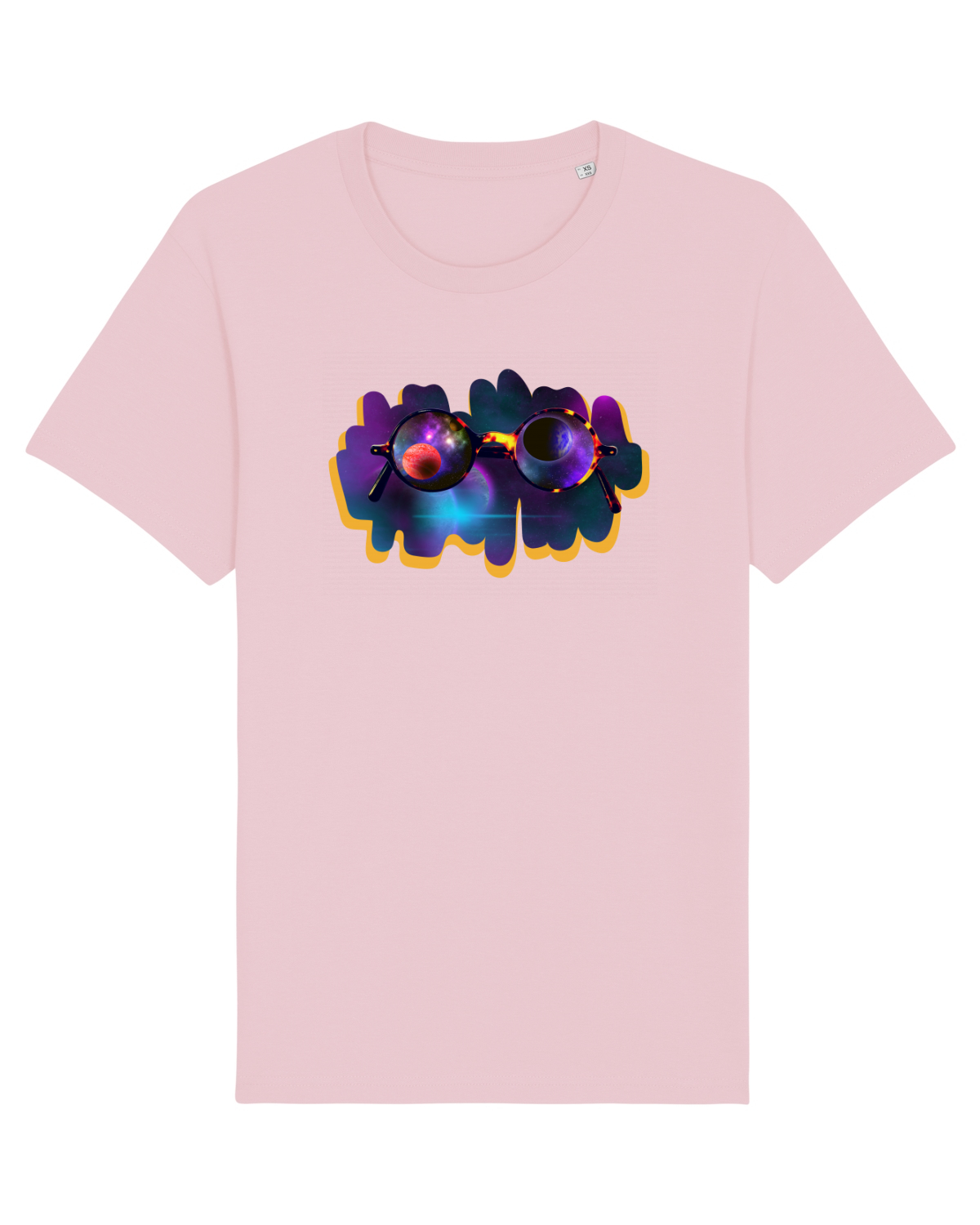 Tricou mânecă scurtă Unisex Rocker Cotton Pink
