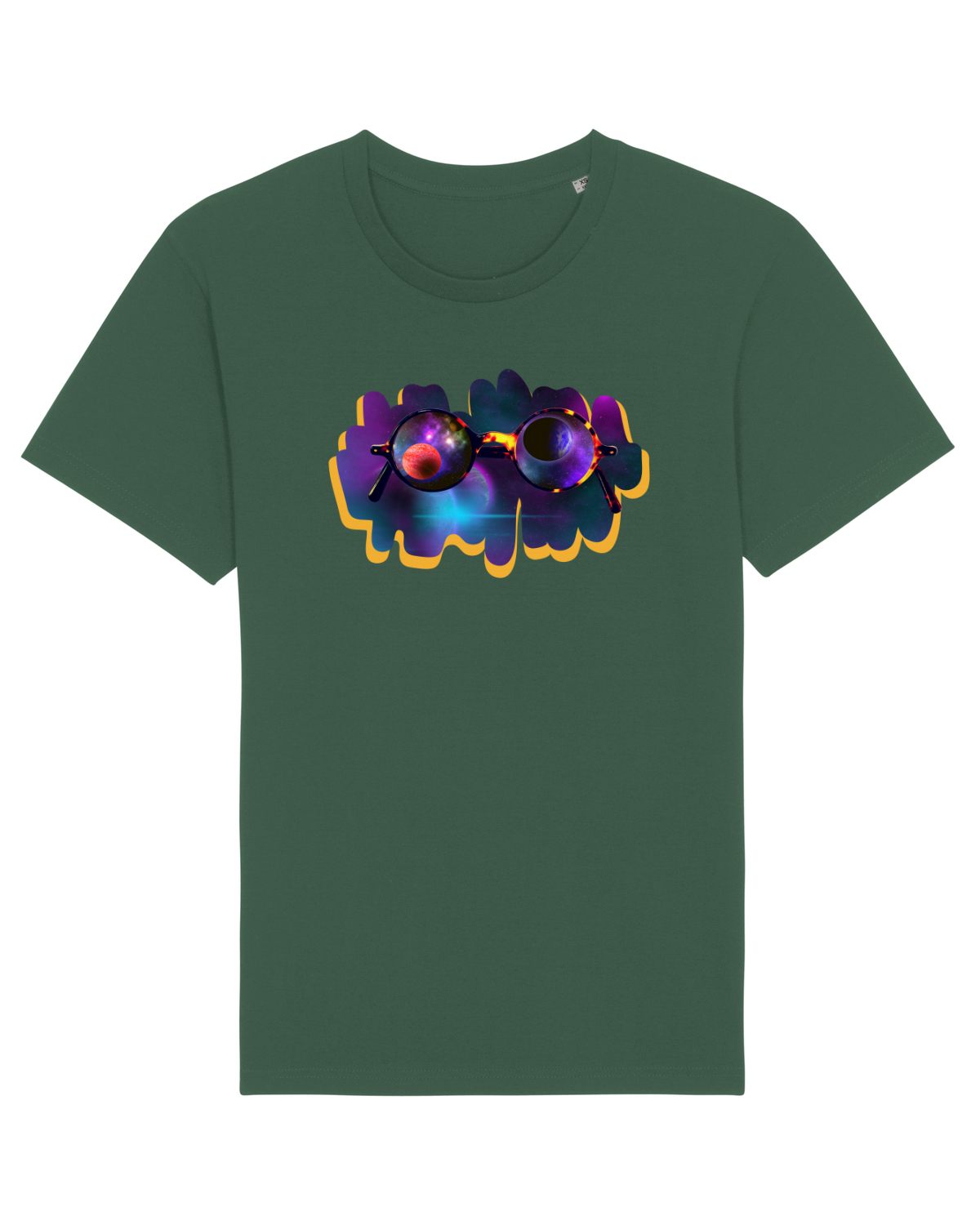 Tricou mânecă scurtă Unisex Rocker Bottle Green
