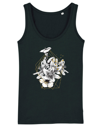 Floral Auriu Black