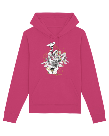 Floral Auriu Raspberry