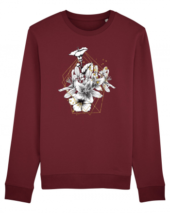 Floral Auriu Burgundy