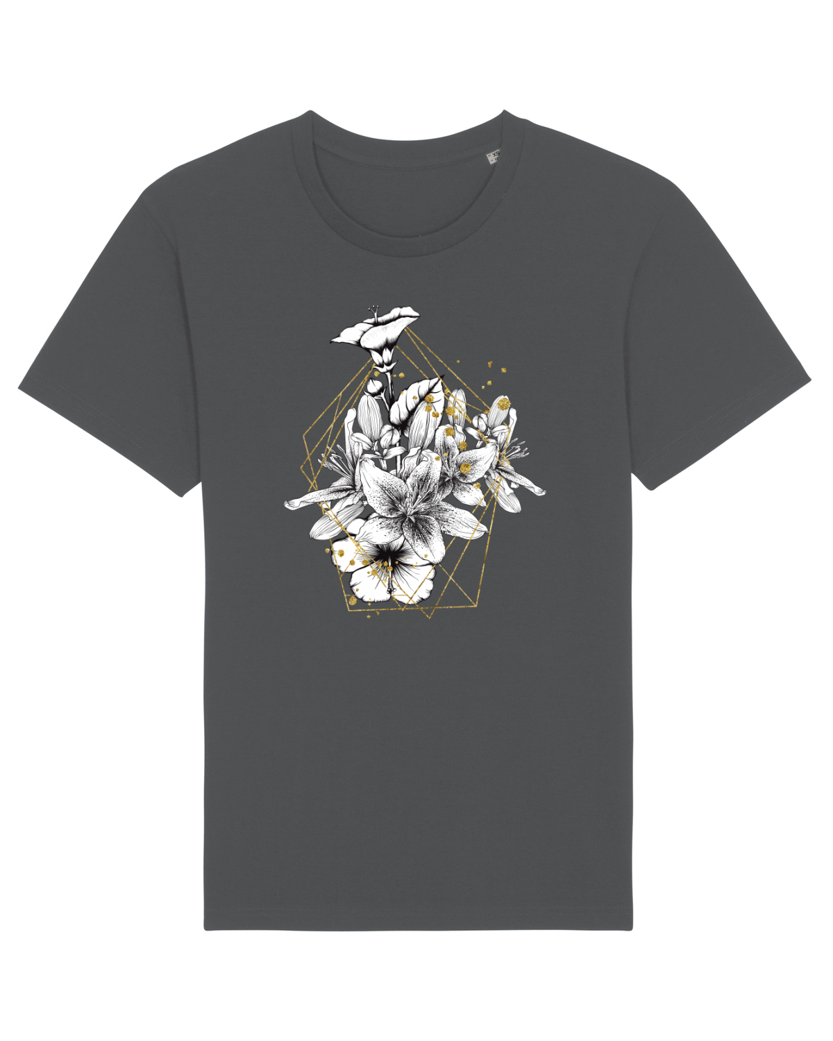 Tricou mânecă scurtă Unisex Rocker Anthracite