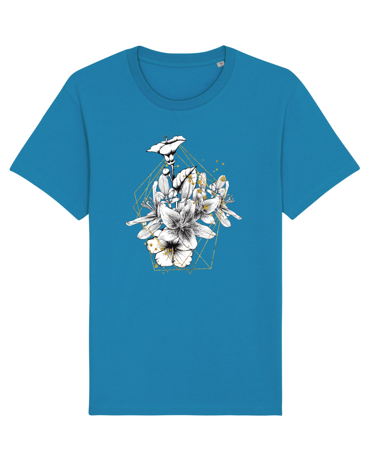 Tricou mânecă scurtă Unisex Rocker Azur