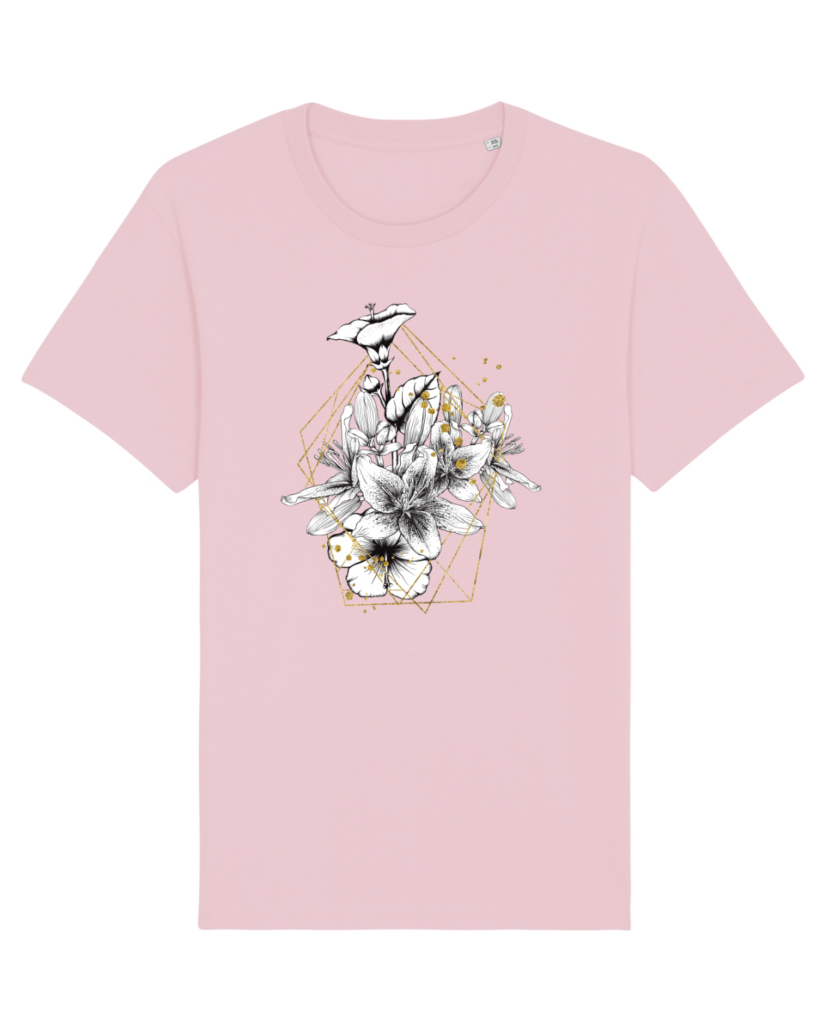 Tricou mânecă scurtă Unisex Rocker Cotton Pink
