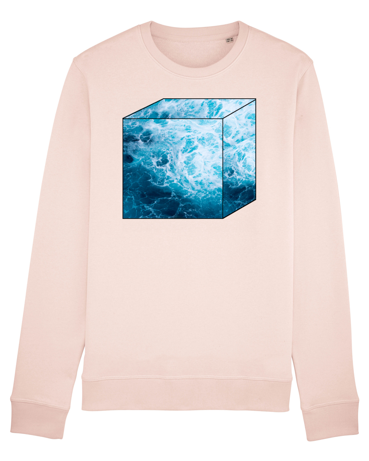 Bluză mânecă lungă Unisex Rise Candy Pink